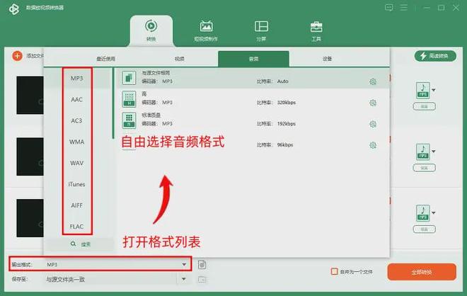 视频转换器下载_在线音频格式转换工具_音频转换器软件